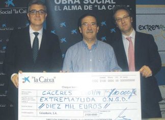 La Obra Social La Caixa dona 10.000 euros para familias necesitadas