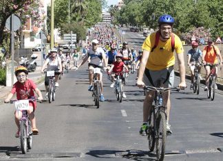 La XXXVI Fiesta de la Bicicleta de Cáceres se celebra el 14 de septiembre