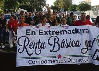 Campamento Dignidad pide a IU que rechace el «decretazo» de la Renta Básica Campamento Dignidad pide una renta básica de emergencia