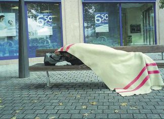 61 personas sin hogar fueron atendidas el pasado invierno en Cáceres