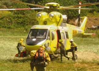 Desactivado el nivel 1 de peligrosidad del incendio de Salvaleón