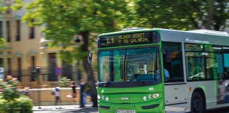El autobús urbano gratis por seguridad de los conductores y usuarios