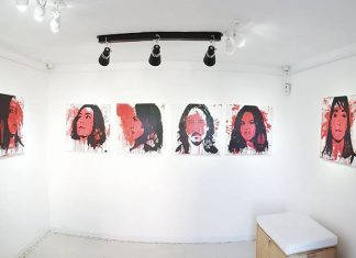 Exposición solidaria de pinturas de Miki Gázquez en Lemon y Coco