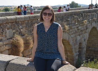 Franziska Hillebrand, estudiante alemana en Cáceres: “Aquí la vida es más relajada que en Alemania y la gente es más abierta”