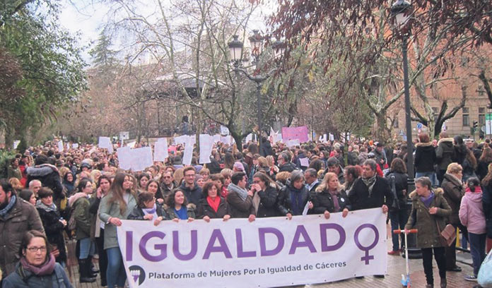 Manifestación 8 de Marzo. Feminismo.