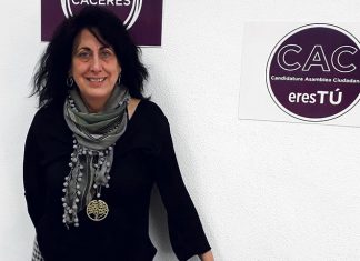 Consuelo López, Podemos Cáceres Tú, elecciones 26M