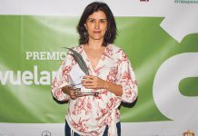 Olga Rodríguez. Premio Avuelapluma 2019