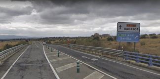 Autovía entre Cáceres y Badajoz