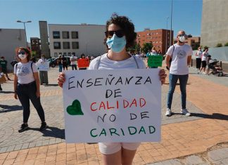 Defensa de la Educación Pública Extremeña (DEPEX)"Es más necesario que nunca aumentar la plantilla de profesores"