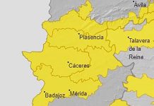 Varias comarcas de Extremadura activan la alerta amarilla por altas temperaturas