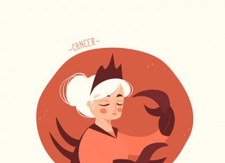 Piedra de luna para el cangrejo