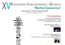 Arranca el XV Encuentro Internacional de Guitarra Norba Caesarina
