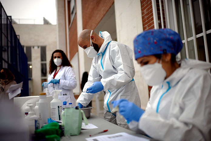 Importante incremento de contagios en Extremadura, con 260 casos