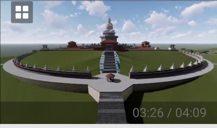 La Fundación Lumbini presenta una recreación en 3D del complejo budista