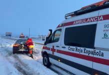 Cruz Roja Extremadura hace frente a Filomena