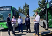 Los nuevos itinerarios del autobús urbano comenzarán el 1 de julio de Cáceres