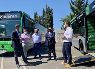 Los nuevos itinerarios del autobús urbano comenzarán el 1 de julio de Cáceres
