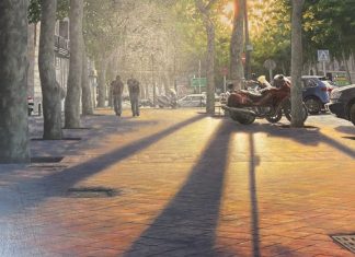 José Pedro Izquierdo Pérez gana el primer certamen de pintura Juan del Castillo de Azuaga Sombras al Atardecer