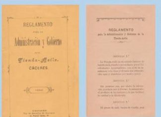 El reglamento de la Tienda Asilo de 1892, documento del mes