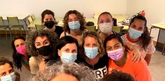 Quince mujeres participan en Cáceres en un taller de autodefensa