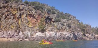 Las rutas en kayak por la provincia de Badajoz congregan a 200 personas
