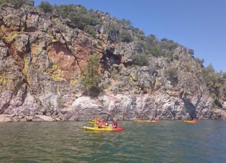 Las rutas en kayak por la provincia de Badajoz congregan a 200 personas