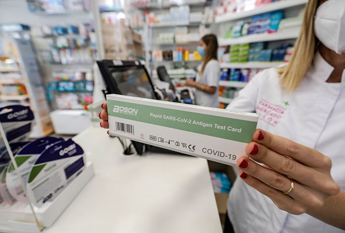Las farmacias de Extremadura venden 10.358 test de antígenos entre el 9 y el 15 de agosto