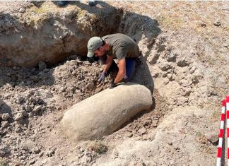 Recuperan un verraco geminado en Valdecañas