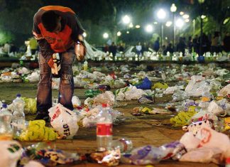 La Policía Local de Cáceres disuelve varios botellones