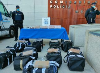 La Policía Nacional interviene en Mérida 250 kilos de cocaína de gran pureza