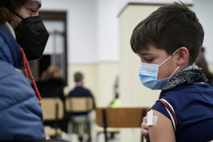 Extremadura encabeza la vacunación de niños de 5 a 11 años
