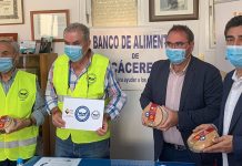 La Torta del Casar dona 12.000 euros al Banco de Alimentos durante la campaña de 2021