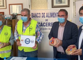 La Torta del Casar dona 12.000 euros al Banco de Alimentos durante la campaña de 2021