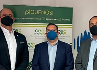 Extremadura New Energies y el Círculo Empresarial Cacereño firman un acuerdo de cooperación