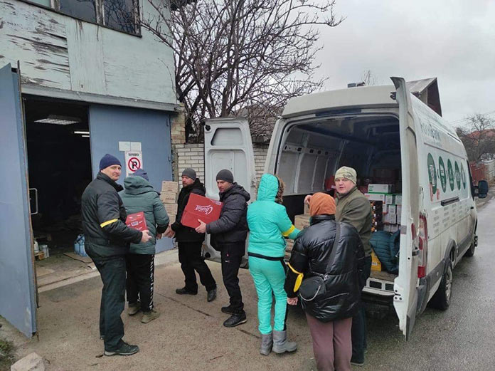 El Banco de Alimentos recoge ayuda para Ucrania en el Ruta de la Plata