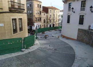 La calle Gran Vía estará lista en unos días