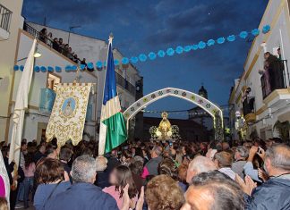 Todo listo para la bajada de la Virgen de la Luz a Arroyo