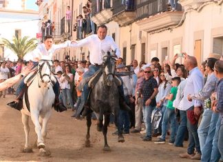 Los caballos cabalgan de nuevo el el Día de la Luz