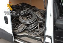 Roban 2.700 kilos de cable de cobre en Almendralejo