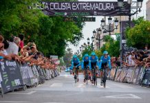 Todo listo para la primera jornada en línea de la Vuelta Ciclista a Extremadura