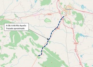 Autovía Cáceres Badajoz
