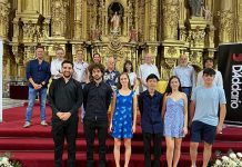 Álvaro Toscano, Yuki Saito y Mario Pino, ganadores del Concurso del Festival de Guitarra de Coria