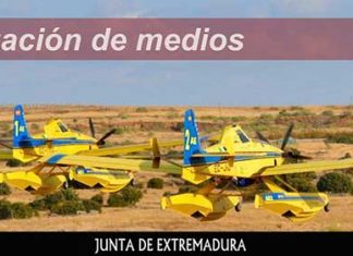 Estabilizado el incendio de Puebla de Alcocer