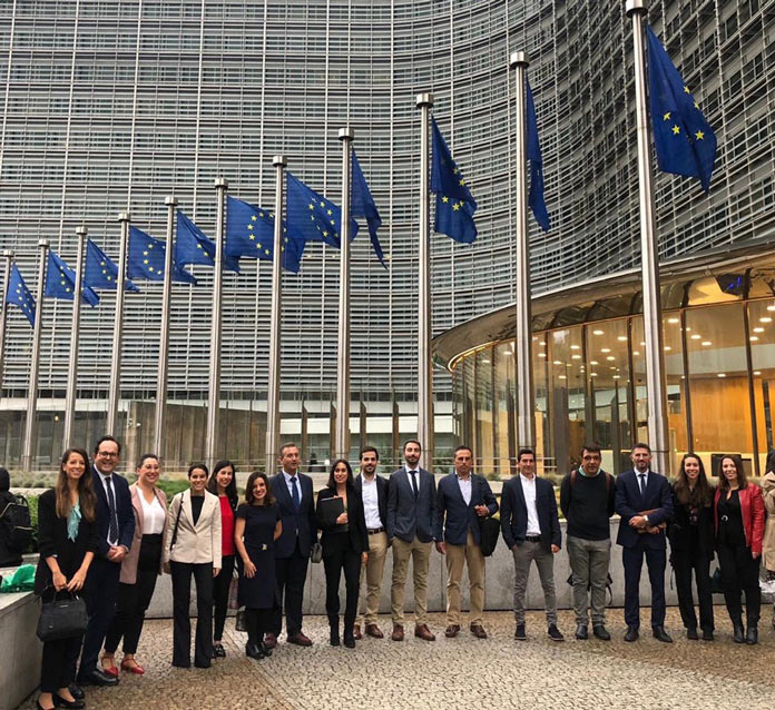 Delegación de empresas extremeñas en Bruselas