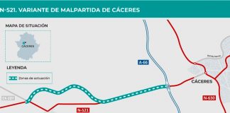 Plano Variante Malpartida de Cáceres