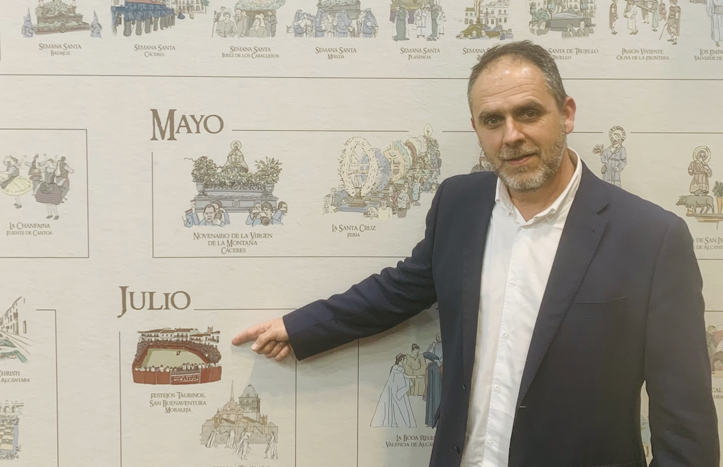 Entrevista a Julio César Herrero, alcalde de Moraleja, por la presentación en FITUR de las fiestas de San Buenaventura