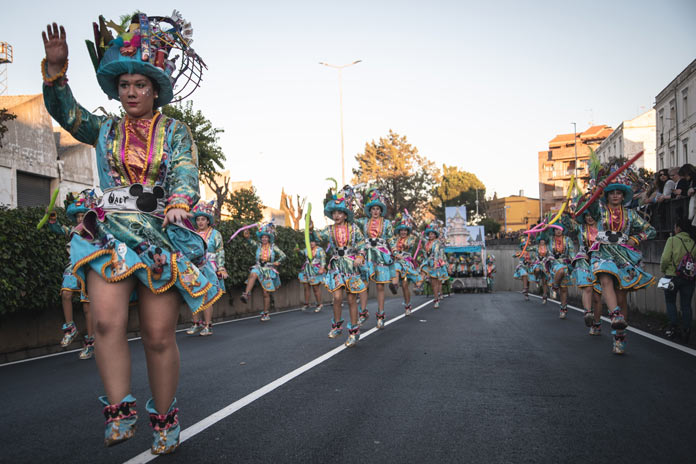 Participantes del Carnaval de Mérida