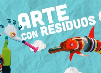 Semana del Agua con Arte con residuos