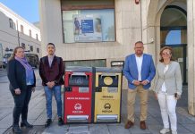 Presentación de las nuevas papeleras inteligentes en Mérida