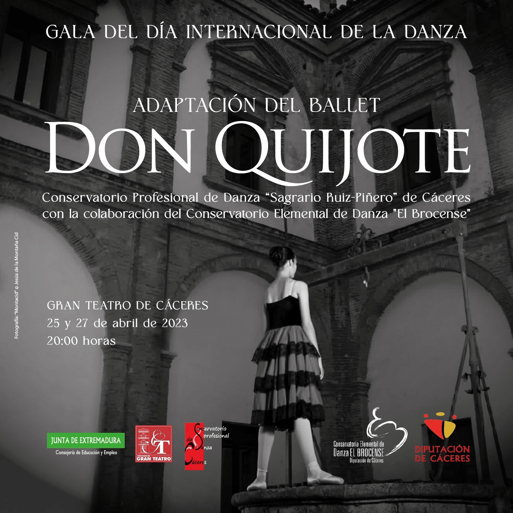 Cartel Ballet 'Don Quijote' en Cáceres